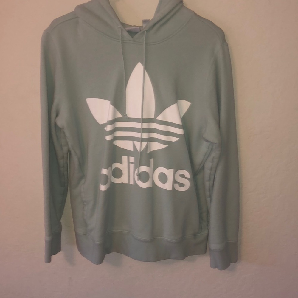 Mint Green Adidas Hoodie